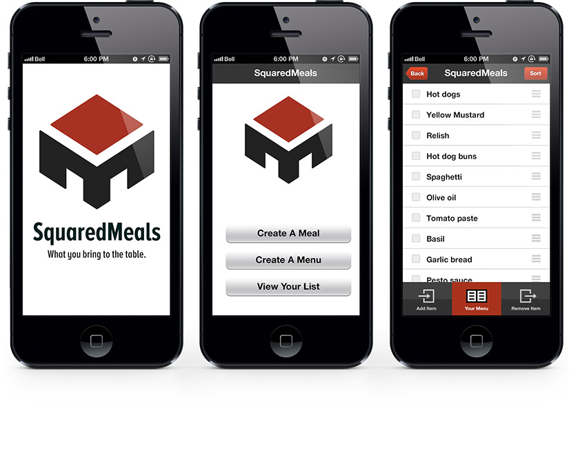 SquaredMeals - iOS Application